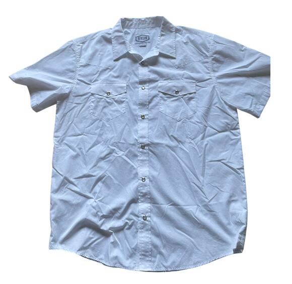 Gibson Other - Western Snap button down shirt Size Large Cowboy Gibson Mens Rustic Rodeo Cowboy